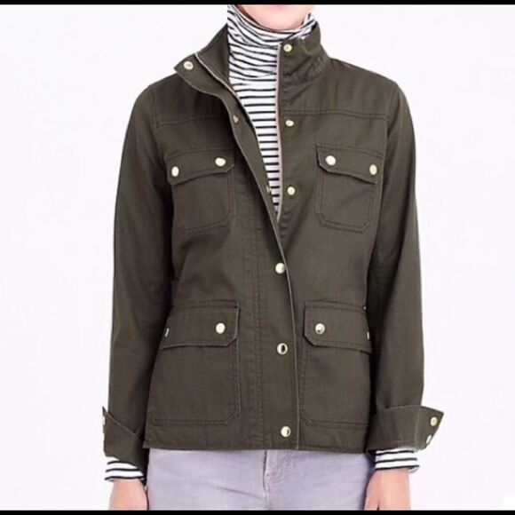 J.Crew Relaxed Boyfriend Field Jacket - Picture 1 of 11